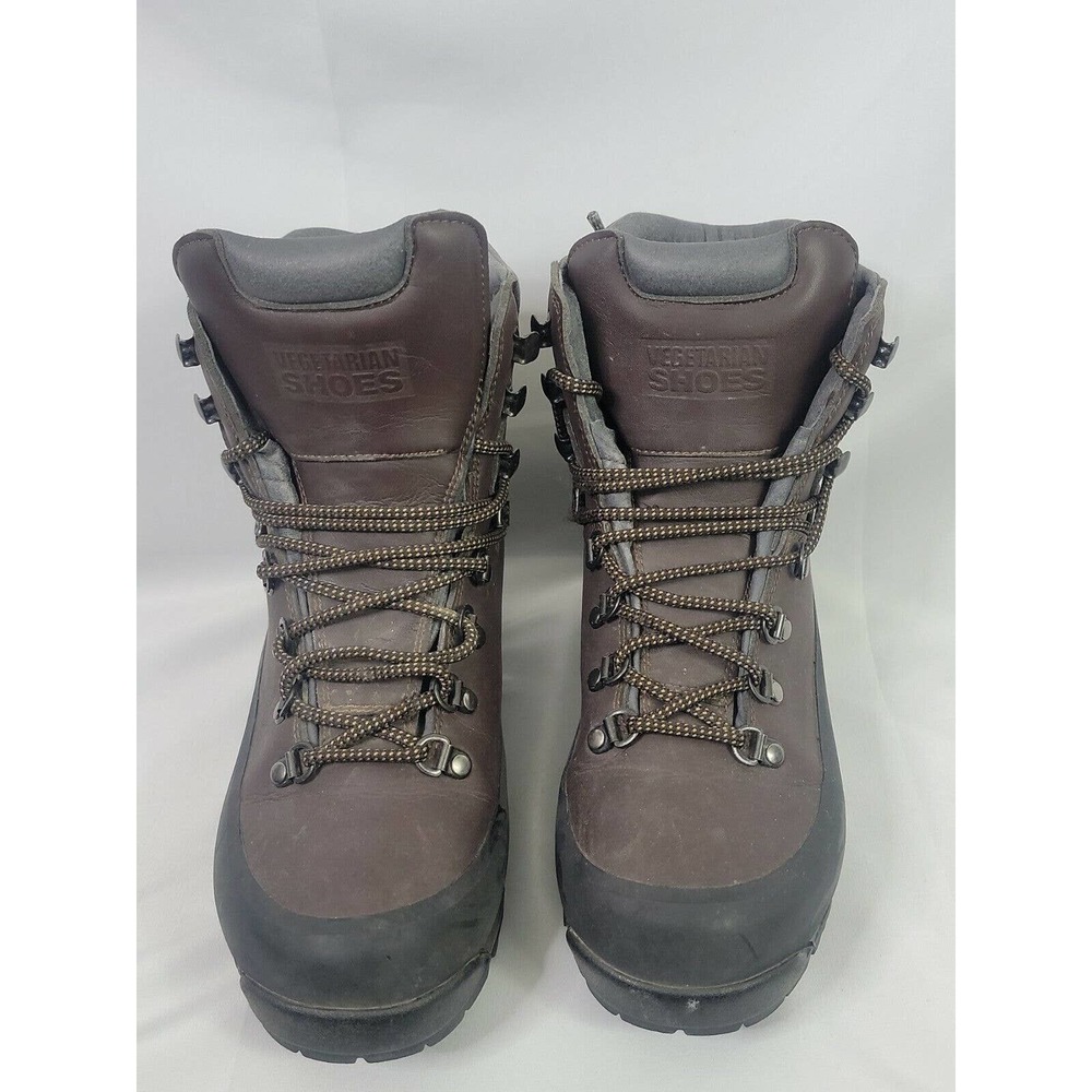 Vibram Vegetarian Shoes Veggie Trekker Mk5 Brown Lace Up Hiking Boots Sz 6.5 39